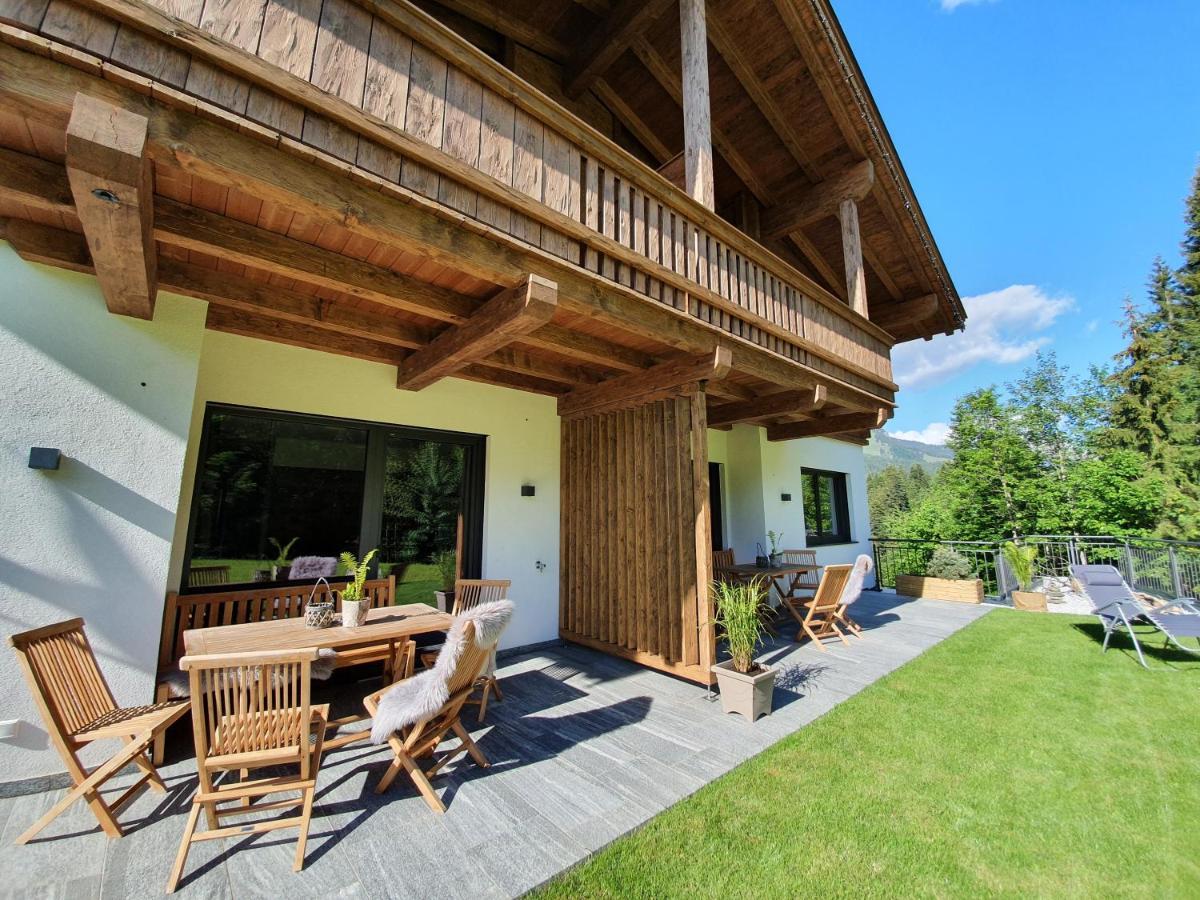 Zeitfrei Chalet Apartments Fieberbrunn Eksteriør billede